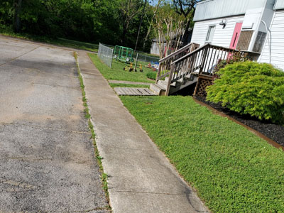 Residential Pressure Washing before