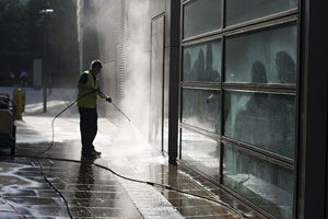 commercial pressure washing